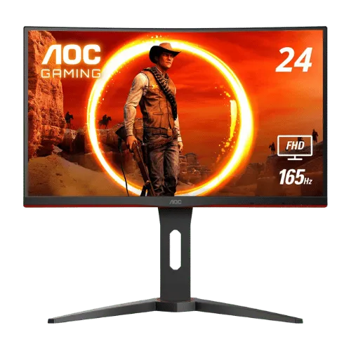 AOC C24G1A 23.6" Curved FHD 165Hz Gaming Monitor - 23.6" Viewable (24" Class) - Monitors - 4.7 stars