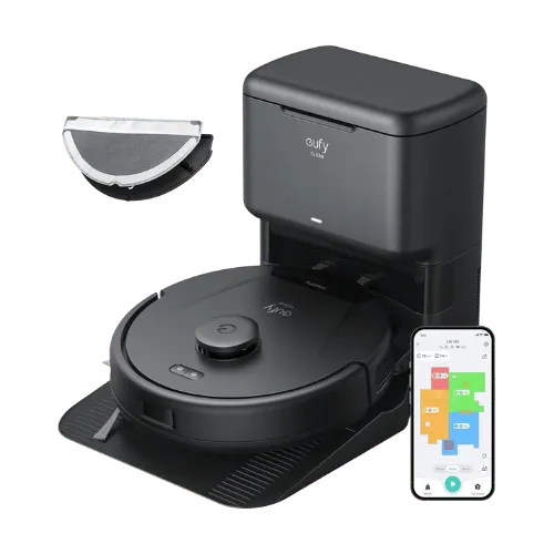 eufy L60 Hybrid SES Robot Vacuum + Mop with Hair Detangling Base