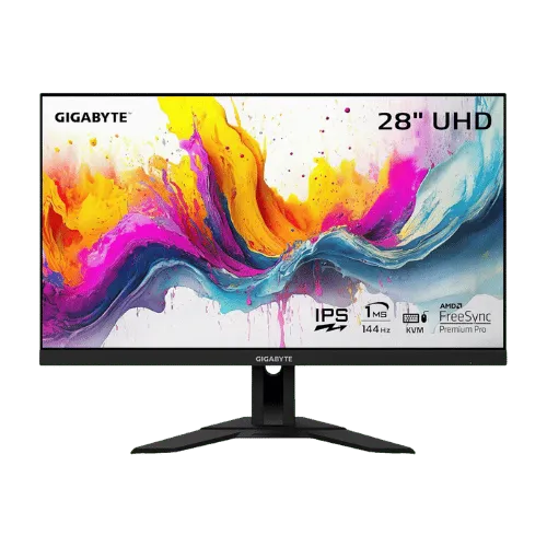 GIGABYTE M28U 28" 4K 144Hz KVM Gaming Monitor